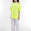 [GIMMETHEYOUNG] SS 22 SHOULDER SNAP T-SHIRT / NEON YELLOW Best Sellers