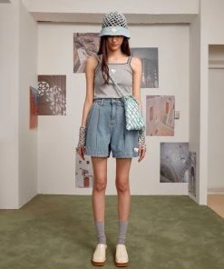 Best Sellers [SPARKLING PIECE] SS 22 CROCHET TANK TOP (GREY)