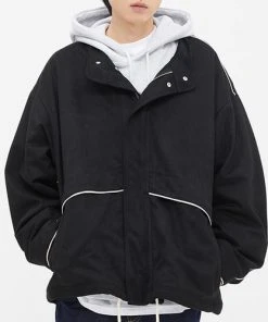 [BAD IN BAD] SS 22 SUEDE WESTERN JACKET_BLACK