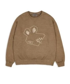 YOUTH BATH Best Sellers [YOUTHBATH] FW 21 DINO PIGMENT SWEATSHIRT_BEIGE