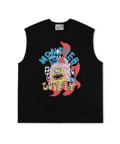 Best Sellers [YOUTHBATH] Summer 22 Monster Sleeveless_BLACK