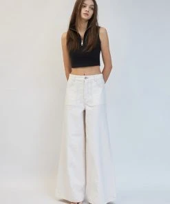 [LO AXUAL] SS 22 ORGANIC WIDE PANTS