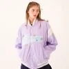 [MAINBOOTH] SS 22 Floral Breeze Varsity Jacket(LAVENDER)