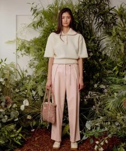 Best Sellers [SPARKLING PIECE] SS 22 CROCHET SHORT SLEEVE KNIT (IVORY)