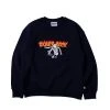 SK8ERROCK [SK8ER ROCK] FW 21 SKELETON SK8ER SWEAT SHIRT NAVY Best Sellers