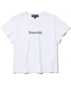 [BAQUEMIN] Seasonless Logo T-shirt (white) Best Sellers
