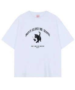 Best Sellers [HIGH SCHOOL DISCO] Summer 22 BLACK KITTY T-SHIRT