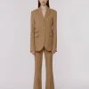 Best Sellers [MINASONG] SS 22 SIGNATURE OVER SLIT BLAZER 02 - DESERT