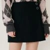 [ROCCI ROCCI] SS 22 Pleats Wrap Skirt [BLACK] Best Sellers