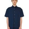 [LECYTO] Summer 22 SUMMER WOOL SHIRTS_(NAVY)