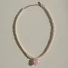 Best Sellers [MIDNIGHT MOMENT] Seasonless Love Long Pearl Necklace - Pink