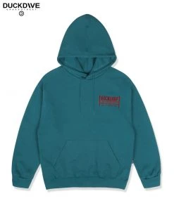 [DUCKDIVE] FW 21 2021ver COVER Hoodie Deep Green Best Sellers