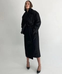 Best Sellers [PARKSSY] Winter 21 Long Puffer Coat_Black