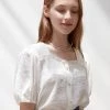 [JOORTI] Summer 22 J1009 Rain Frill Blouse (white)