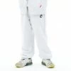 [FEVERTIME] SS 22 Wide Jogger Sweatpants White Melange (Non-fleece-lined)