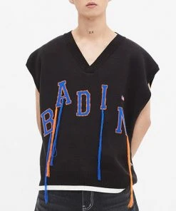 [BAD IN BAD] SS 22 BAD STRING KNIT VEST_BLACK