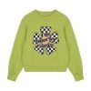 [HIGH SCHOOL DISCO] SS 22 Flower Symbol Sweatshirt_Light Green