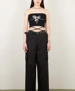 [OUTXO] Summer 22 Angel Tank Top Black