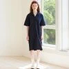 [ANEDIT] Summer 22 Open Collar Shirt Dress_NV Best Sellers