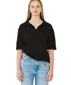 [LECYTO] Summer 22 SRTING BOUCLE PK KNIT_(BLACK) Best Sellers