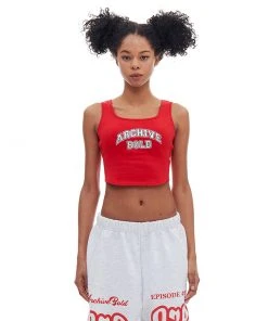 [ARCHIVEBOLD] SS 22 ARCH LOGO SWEAT TANK (RED) Best Sellers