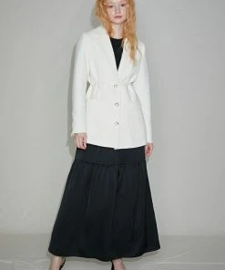 [SORRY TOO MUCH LOVE] Summer 22 Diana Tweed Jacket_Cream Best Sellers