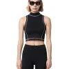 [INPREP] SS 22 ACTIVE CROP TOP (BLACK) Best Sellers