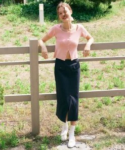 [ANEDIT] Summer 22 Flap H Line Skirt_NV Best Sellers