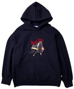 SK8ERROCK [SK8ER ROCK] FW 21 DROOP MAN HOODIE NAVY