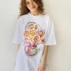 Best Sellers [GOCORI] Summer 22 JOYFUL DOODLE OVERSIZE T-SHIRTS