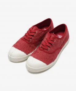 [BENSIMON] Seasonless LACET BRODERIE ANGLAISE - AMARANTE