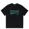Best Sellers [DUCKDIVE] Summer 22 Varsity Slogan T-shirt Black