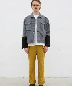 [INPREP] SS 22 SPLICED OVER DENIM JACKET