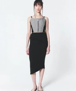 [INPREP] SS 22 Houndstooth Corset Sleeveless