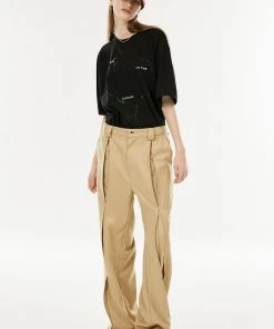[ANOTHER YOUTH] Summer 22 Front Slit Pants - Beige Best Sellers