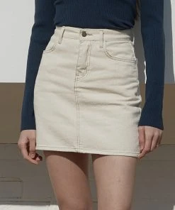 [JOORTI] SS 22 J928 Cotton Mini Skirt (ivory) Best Sellers