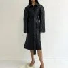 Best Sellers [PARKSSY] Winter 21 Cotted Belt Trench Coat_Black