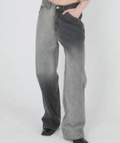 [SSERPE] SS 22 Gradation Denim Pants Grey