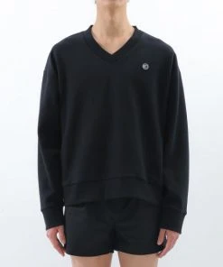 [BASICCOTTON] SS 22 Mixed Sweatshirt - ALL BLACK