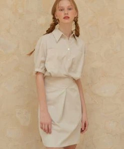 [JOORTI] SS 22 J1001 Wrap Onepiece (beige) Best Sellers