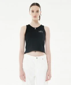 Best Sellers [LARTIGENT] Summer 22 COLOR BLOCK SLEEVELESS(BLACK)