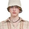 Best Sellers [LECYTO] Seasonless SMOCK PAPER KNIT BUCKET HAT_[IVORY]