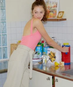 [ONNE] SS 22 Twine Backless Sleeveless - Pink