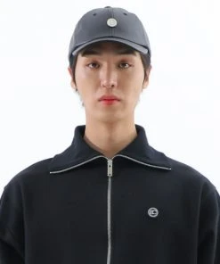 [BASICCOTTON] Seasonless Leather Cap - BLACK Best Sellers