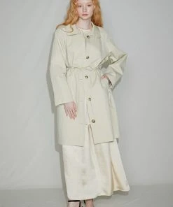 Best Sellers [SORRY TOO MUCH LOVE] Summer 22 Spencer Single Button Trench Coat_Beige