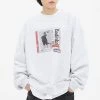 [BAD IN BAD] SS 22 GALLERY LOGO SWEATSHIRT_LIGHT GREY
