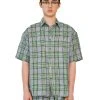 Best Sellers [LECYTO] Summer 22 MULTI CHECK SHIRTS_(GN/BK)