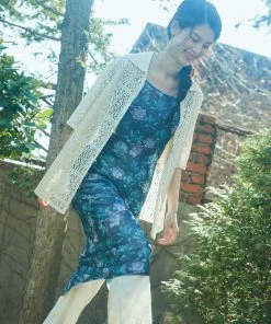 [HOKUS POKUS] Summer 22 Plant Silp Dress / Navy