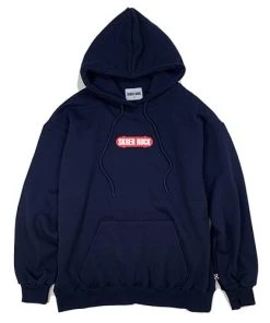 SK8ERROCK Best Sellers [SK8ER ROCK] FW 21 BOARD LOGO HOODIE NAVY