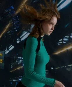 Best Sellers [LO AXUAL] SS 22 FLOWER EMBROIDERY TWO TONE LONG SLEEVE (2 COLOR)